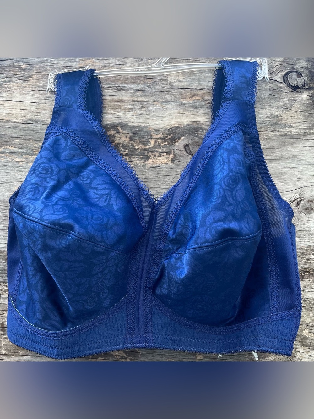 Bra Ultimate Shoulder Comfort Side & Back Smoothing Playtex 38DDD sailor blue